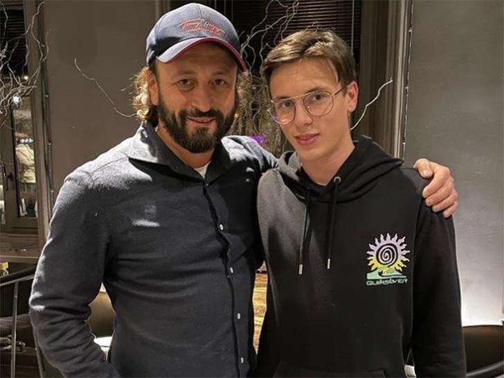 Илья Авербух с сыном Мартином