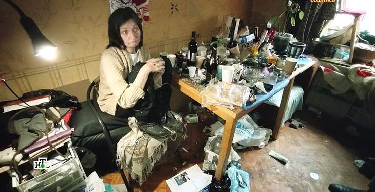 Женщина еле сводит концы с концами