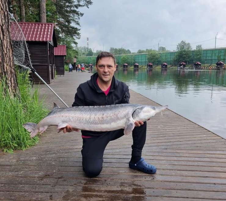 Юрий Шатунов на рыбалке