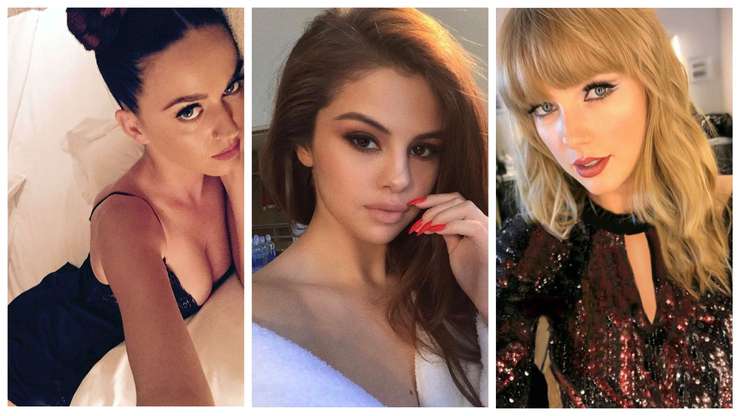 Тейлор Свифт, Селена Гомес, Кэти Перри