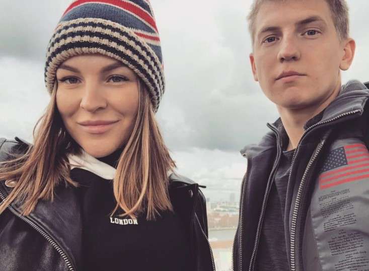 Алексей Щербаков с женой