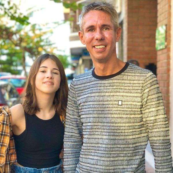 Алексей Панин с дочкой Анной