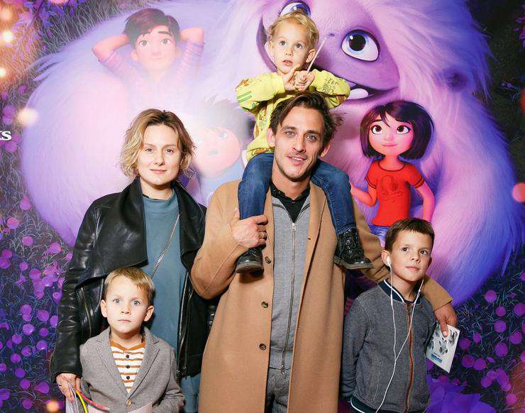 Михаил Башкатов с семьей