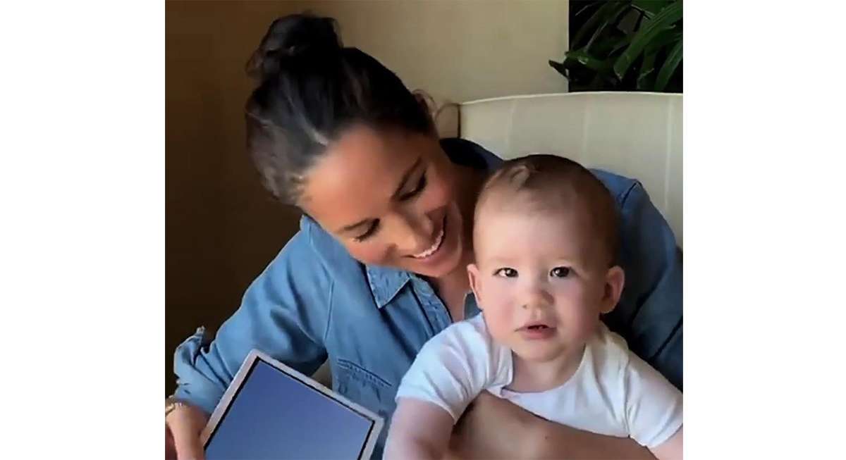 Меган Маркл с сыном Арчи