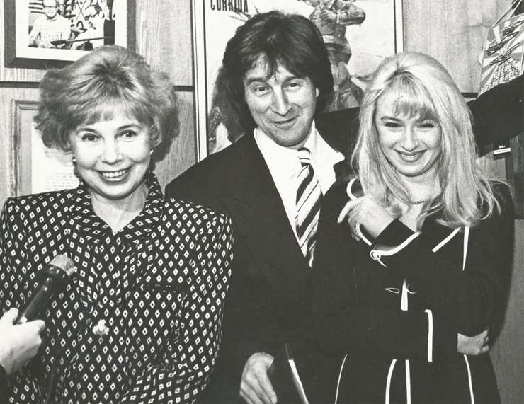 С Леонидом Ярмольником и Аленой Апиной