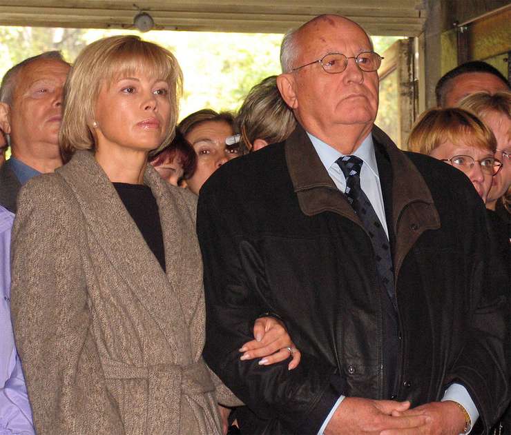 Михаил Горбачев с дочерью Ириной