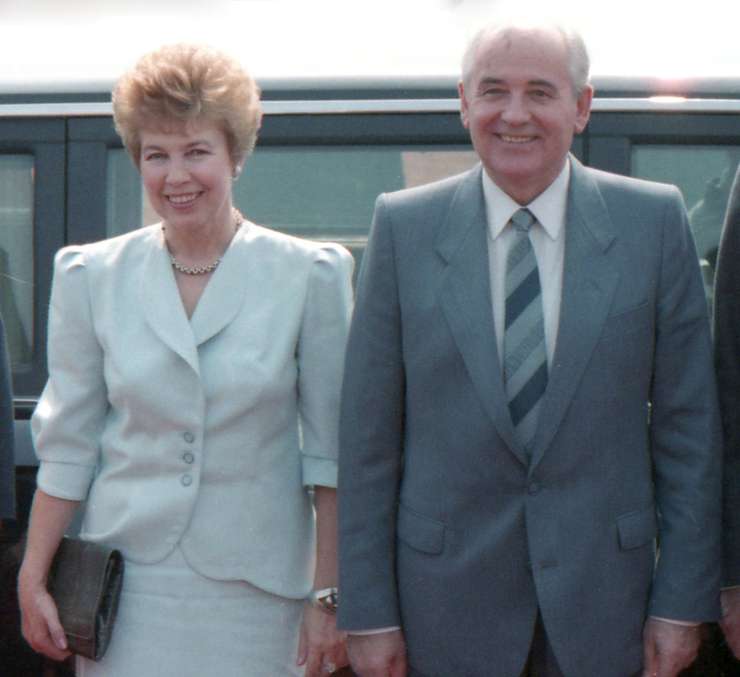 Михаил Горбачев с женой