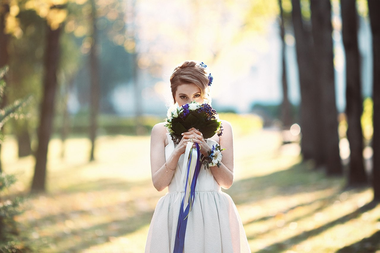 В осенних свадьбах есть своя "атмосферность"