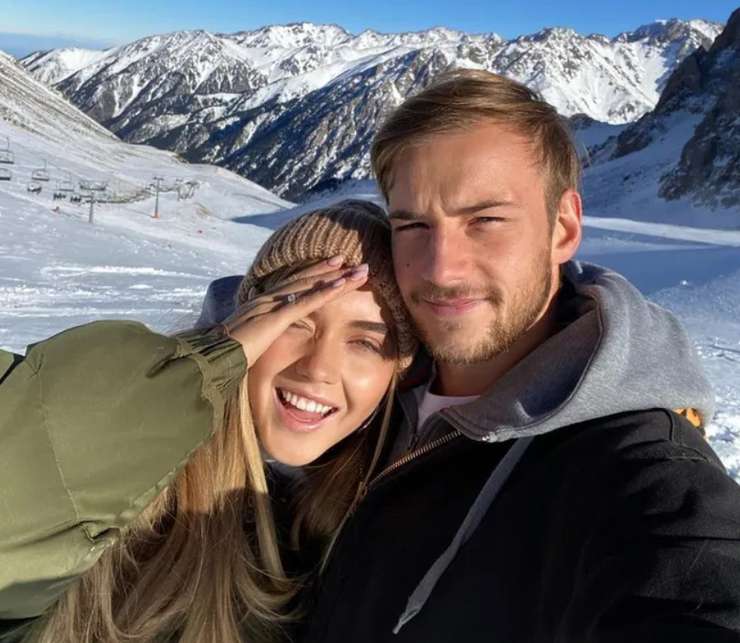 Елена Радионова с женихом Елена Радионова с женихом