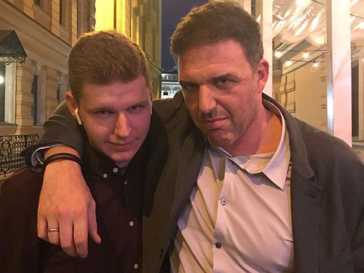 Максим Виторган с сыном Даниилом