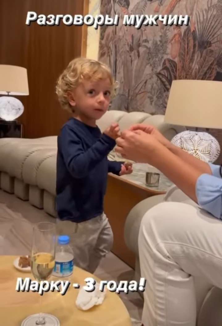 Трехлетний Марк Барац вырос копией папы