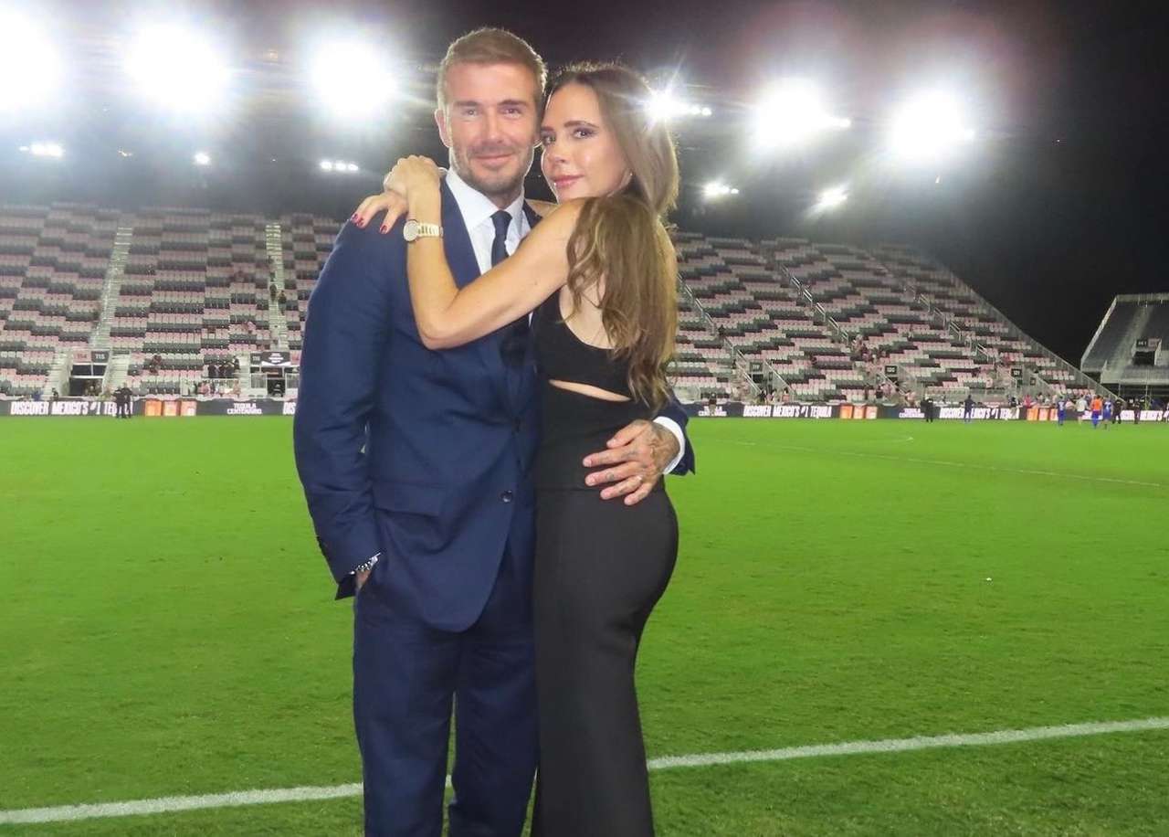 Дэвид и Виктория Бекхэмы