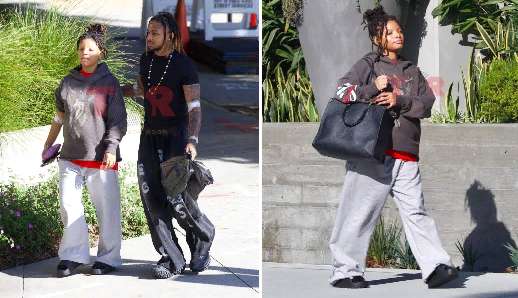 Бейли на прогулке с бойфрендом