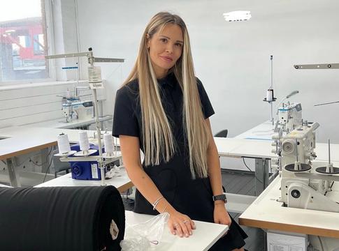 Мария Горбань открыла свое швейное производство