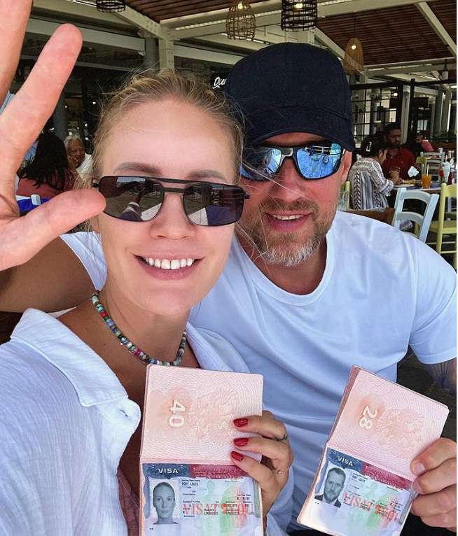 Елена Летучая с мужем Елена Летучая с мужем