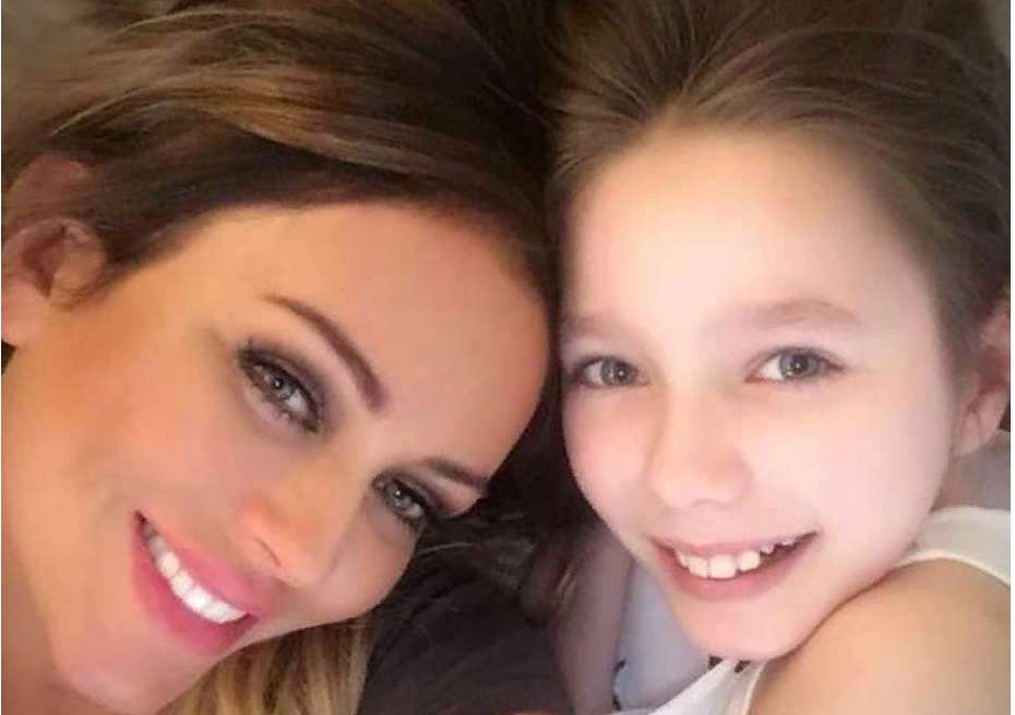 Юлия Началова с дочерью Верой