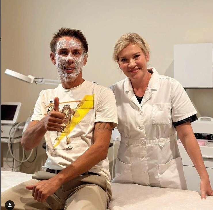 Панин с косметологом Панин с косметологом