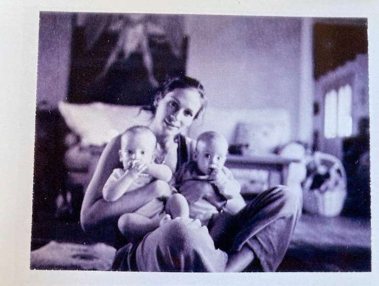 Актриса с детьми