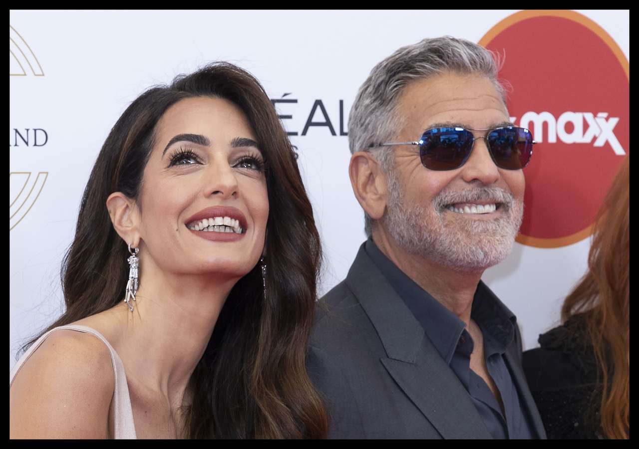 Джордж Клуни с женой