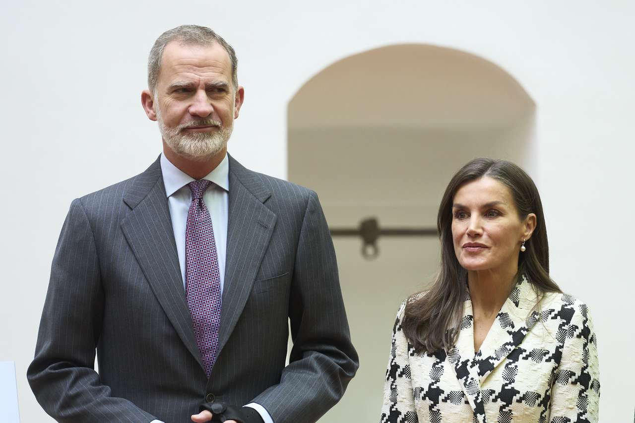 Король Испании Филипп с женой Летицией