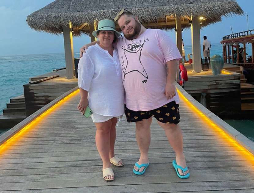 Дмитрий Красилов с мамой