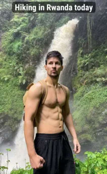 Павел Дуров на отдыхе