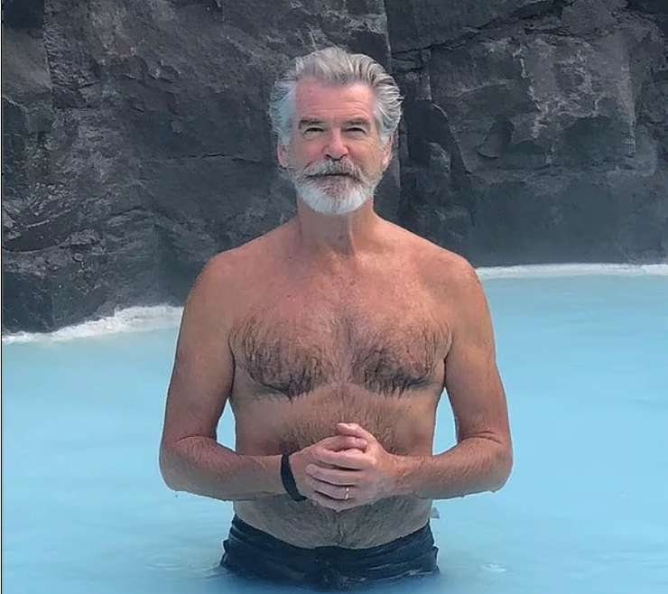 Пирс Броснан в национальном парке