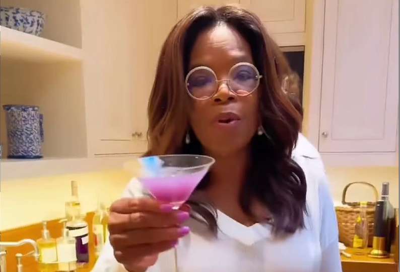 Опра Уинфри в своем доме