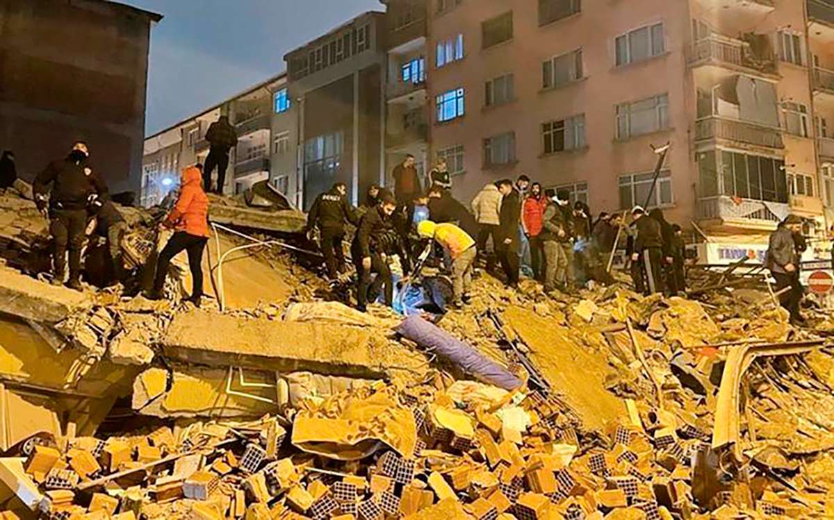 Последствия землетрясений в Турции 06.02.2023