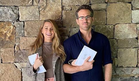 Блейк Лайвли и Райан Рейнольдс в четвертый раз стали родителями