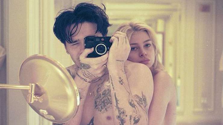 Бруклин Бекхэм с женой Бруклин Бекхэм с женой