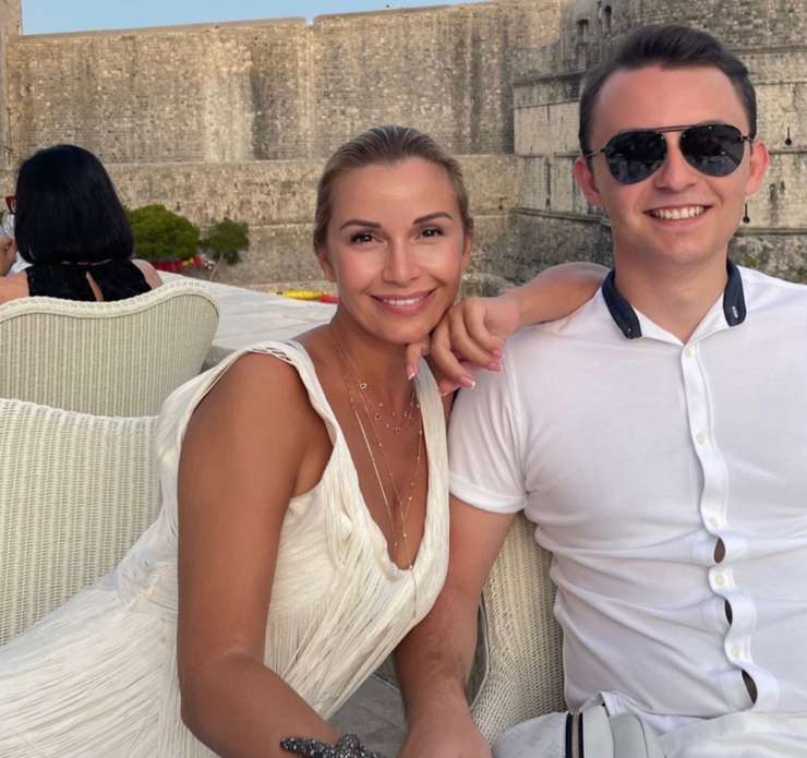 Телеведущая с сыном Артемом