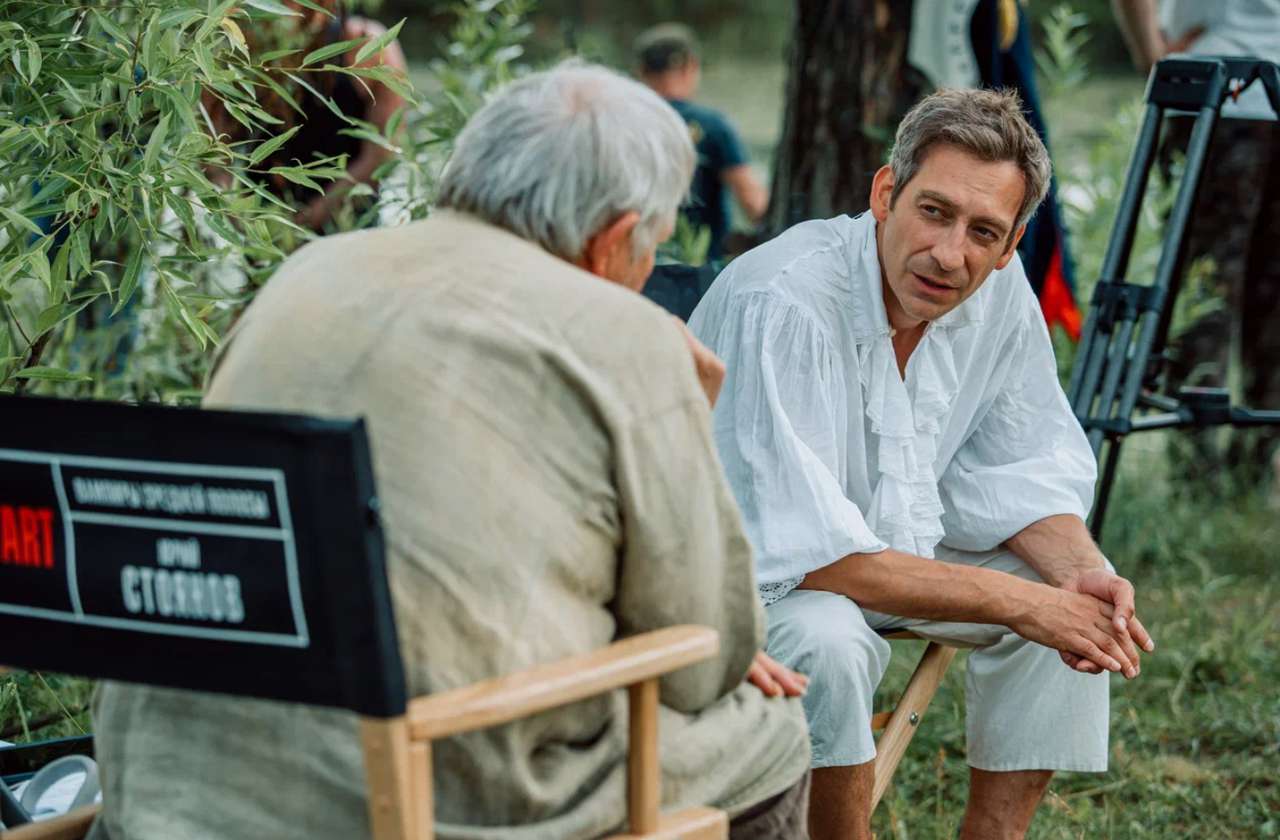 Фото со съемок сериала Вампиры средней полосы