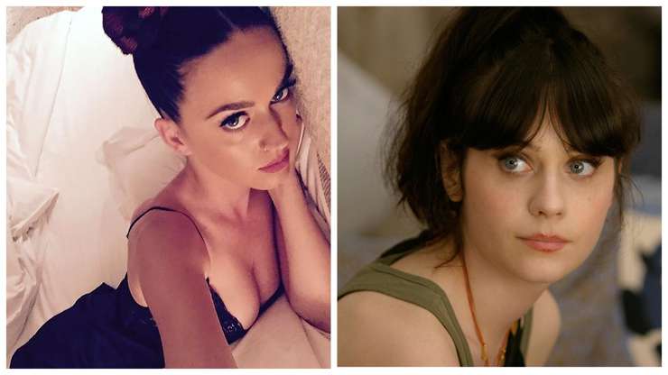 Кэти Перри и Зои Дешанель