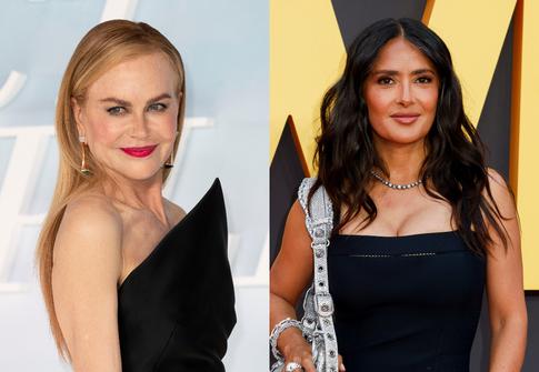 Раскрыта возможная причина стычки между Николь Кидман и Сальмой Хайек