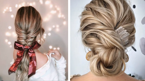 Быстрые укладки для новогодних вечеринок, которые вы легко повторите дома сами