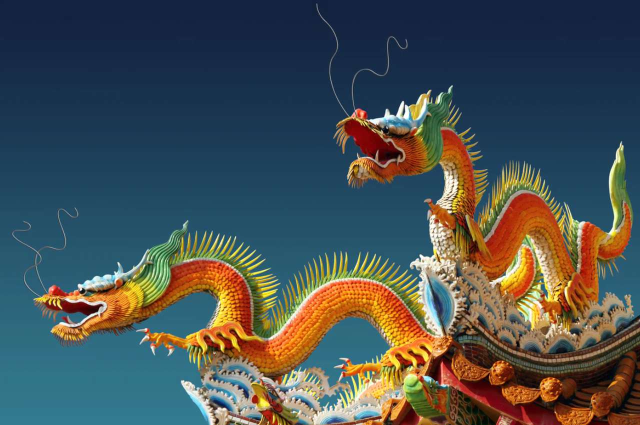 Почему год дракон. Китайский дракон Тяньлун. Китайский дракон Юй-лун. Китайский дракон чиа. Символ Китая дракон.