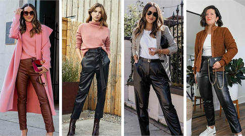 Кожаные штаны: как и с чем их правильно носить