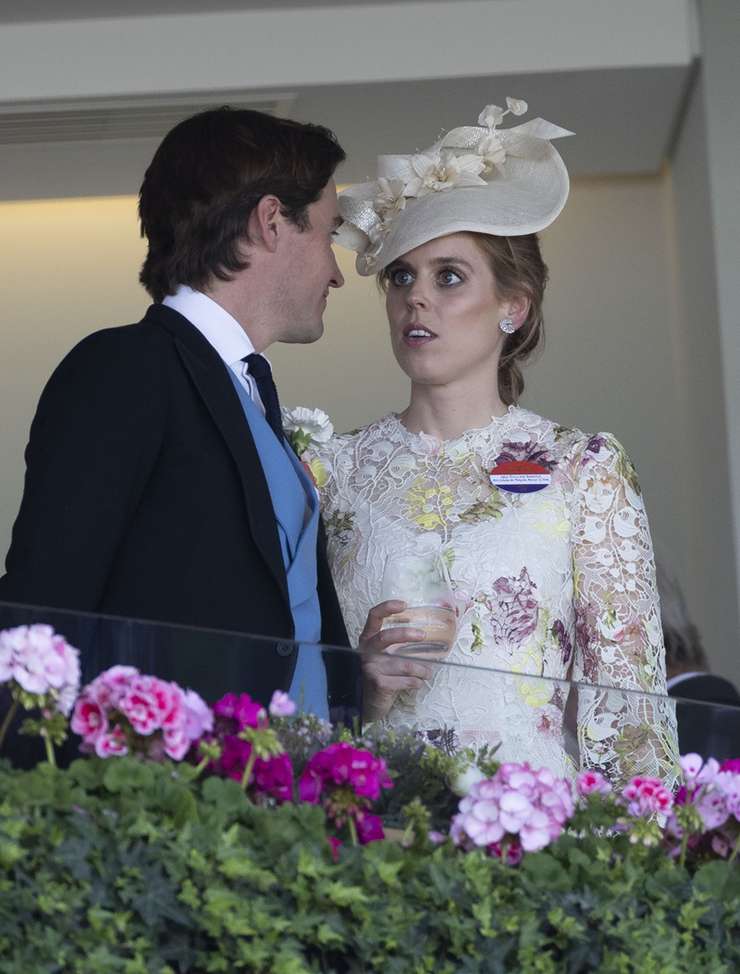 Принцесса Беатрис с мужем