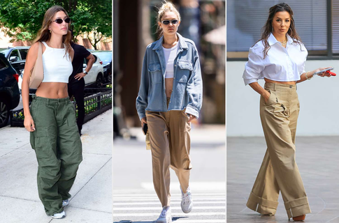 Как звезда на прогулке: как правильно носить штаны-карго