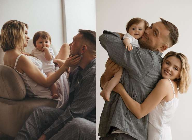 Ольга Кузьмина с мужем и дочерью Ольга Кузьмина с мужем и дочерью