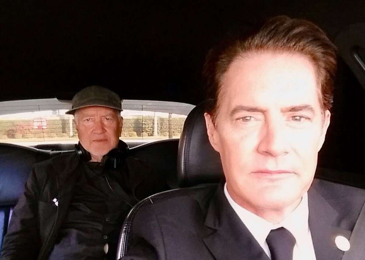 Кайл Маклоклен с Дэвидом Линчем