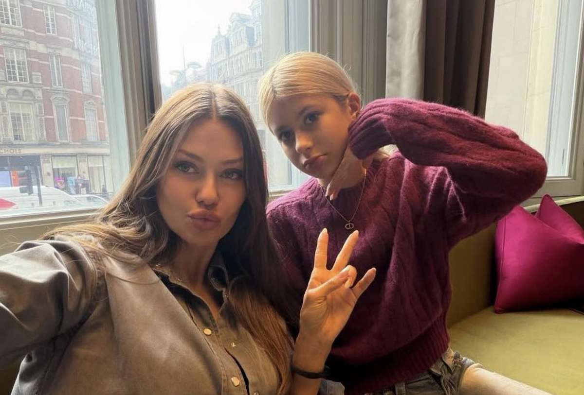 Виктория Боня с дочерью