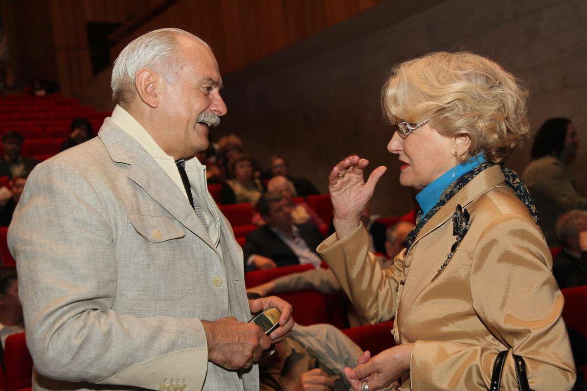 Никита Михалков и Светлана Дружинина