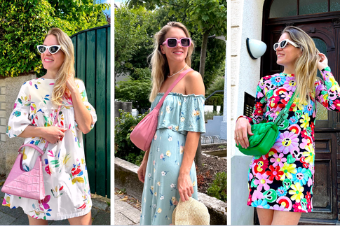 Турецкие огурцы, крупные цветы, абстракция: как носить яркие принты этим летом