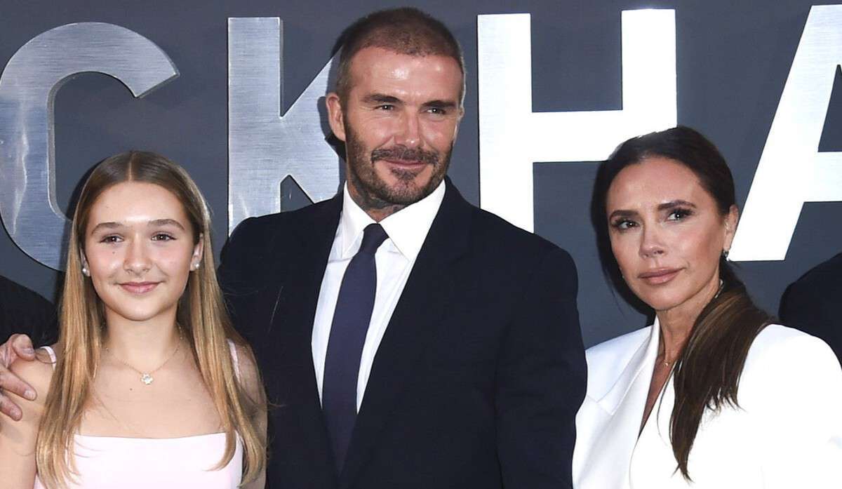 Харпер, Дэвид и Виктория Бекхэмы