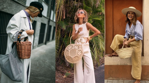 Летняя классика: как вписать плетеную сумку в любой образ, советы стилиста