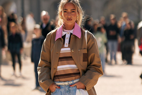 Как звезда: как стилизовать осенью поло в полоску, с чем носить