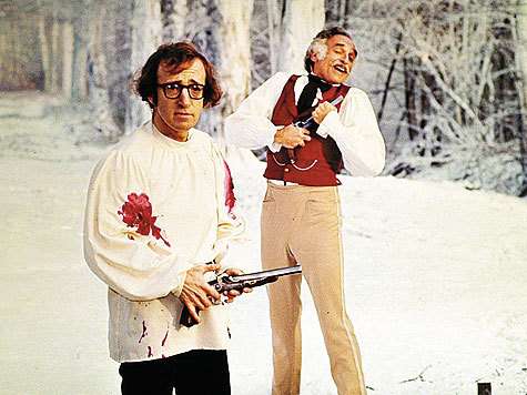 В фильме «Любовь и смерть» Аллен подтрунивает над загадочной русской душой. Однако озадачившиеся картиной ученые выяснили, что русские гораздо жизнерадостнее американцев. Фото: AFP/Photos 12.