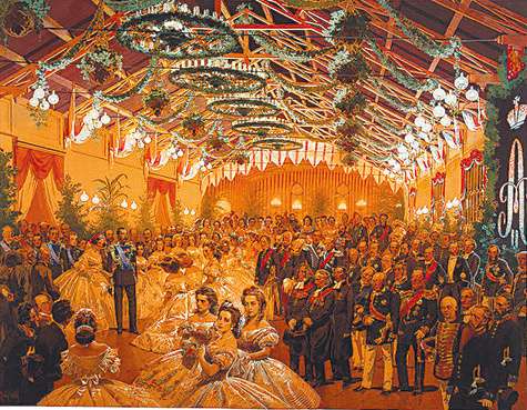 Первый масштабный фейерверк в России состоялся после бала по случаю 18-летия Петра в 1690 году.